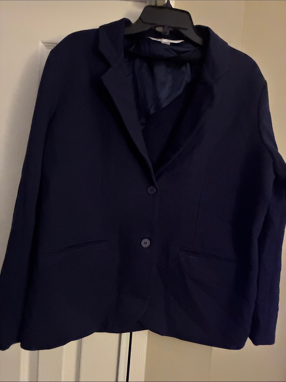 bloom Dark Navy Single-Breasted Blazer